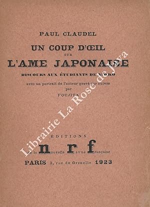 Un coup d'oeil sur l'Ame japonaise. Discours aux étudiants de Nikko.