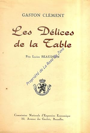 Les délices de la table.