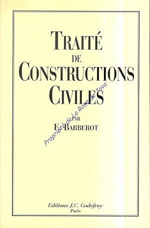 Traité de constructions civiles.