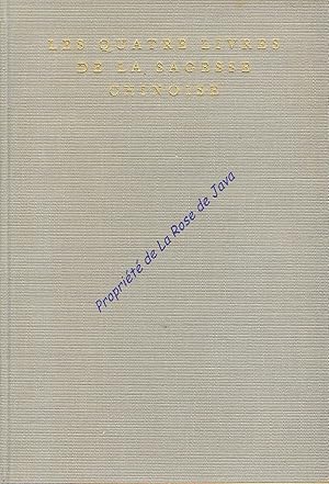 Les quatre livres de la sagesse chinoise. Traduction de Séraphin Couvreur, précédé d'une étude d'...