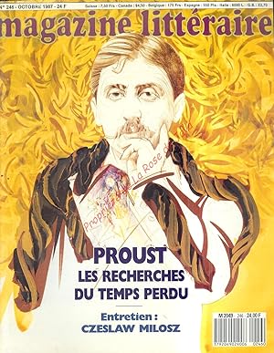 Proust, les recherches du temps perdu.
