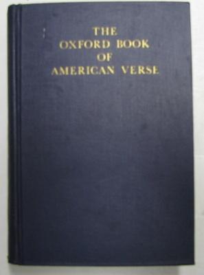 THE OXFORD BOOK OF AMERICAN VERSE