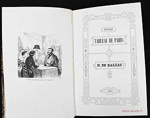 Nouveau tableau de Paris comique, critique et philosophique. Par MM. Balzac, A. Dumas, SouliÃ , G...