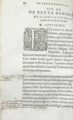 Concilium provinciale Cameracense in oppido Montis Hannoniae habitum anno domini 1586, praesident...