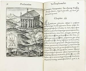 DÃ claration et l'usage du GraphomÃ tre, par la pratique duquel l'on peut mesurer toutes distance...