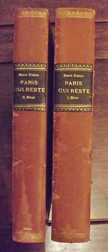 Paris qui reste. Vieux Hôtels. Vieilles dememeures. Rive Droite. La Rive Gauche et l¿Ile Saint-Lo...