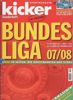 Bundesliga 07/08- Kicker Sonderheft zum Beginn der Bundesliga-Saison 2007/2008