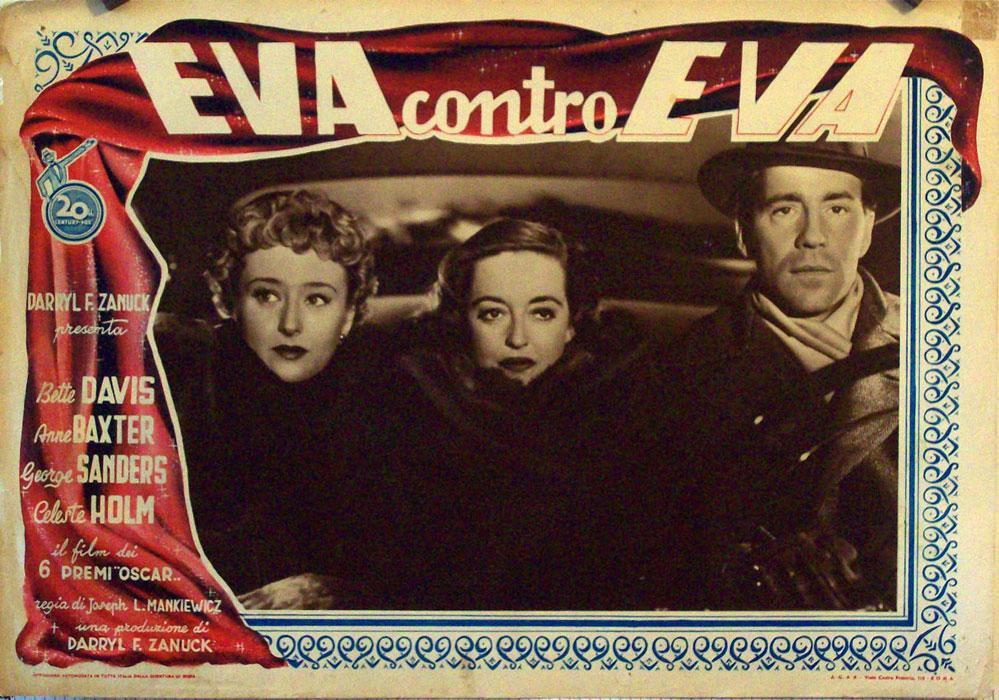 All About Eve Movie Poster Eva Contro Eva Fotobusta Vialibri