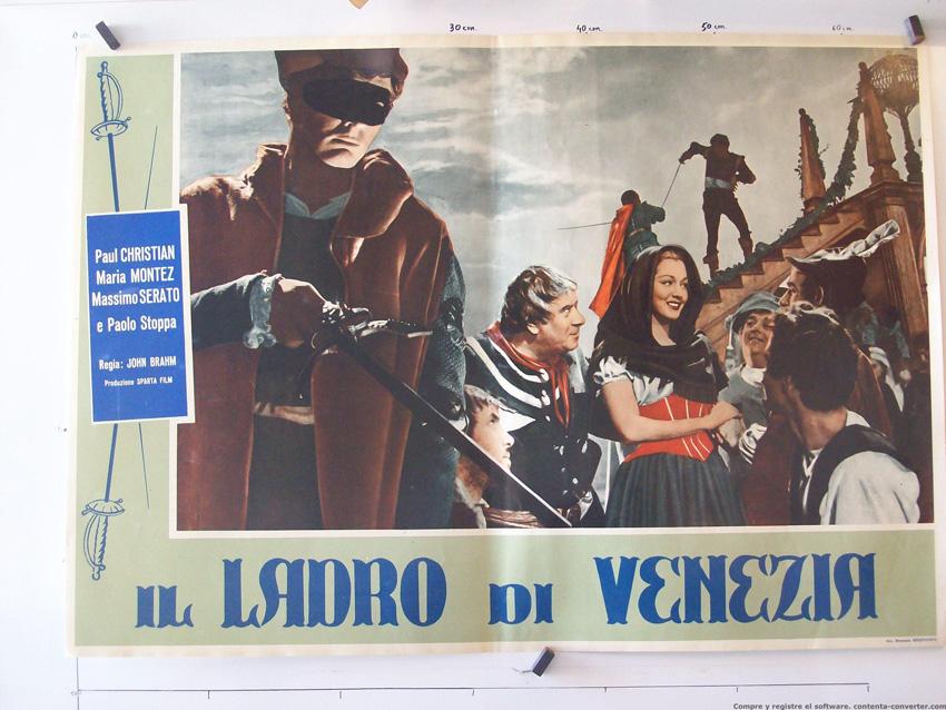 VOLEUR DE VENISE, LE MOVIE POSTER/IL LADRO DI VENEZIA/FOTOBUSTA