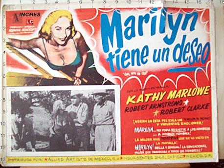 Girl With an Itch Lobby Card Movie Poster Kathy Marlowe Robert Armstrong