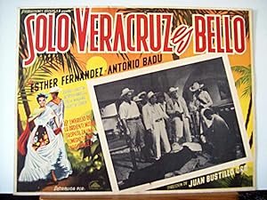 SOLO VERACRUZ ES BELLO MOVIE POSTER/SOLO VERACRUZ ES BELLO/MEXICAN LOBBY CARD