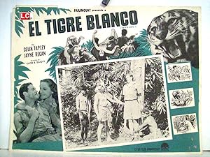 BOOLOO MOVIE POSTER/EL TIGRE BLANCO/MEXICAN LOBBY CARD