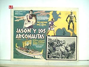 JASON AND THE ARGONAUTS MOVIE POSTER/JASON Y LOS ARGONAUTAS/MEXICAN LOBBY CARD