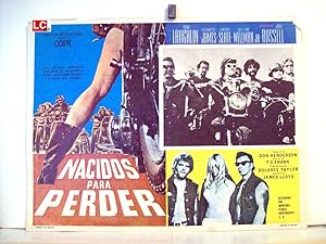 THE BORN LOSERS MOVIE POSTER/NACIDOS PARA PERDER/MEXICAN LOBBY CARD