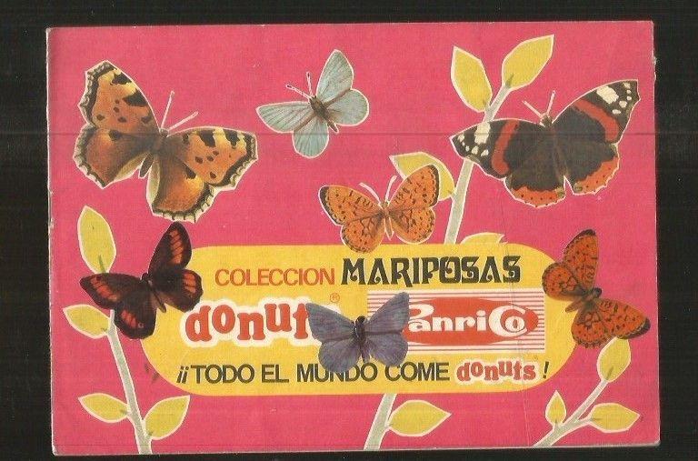 Coleccion Mariposas Donuts Panrico Album De Cromos Completo By