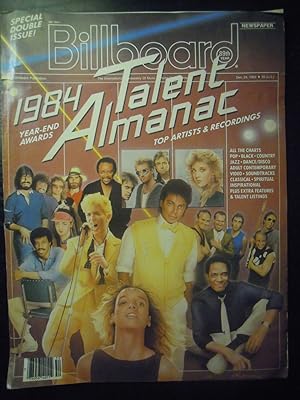 Billboard magazine, December 24 1983, Talent almanac 1984, Michael Jackson, Gaye