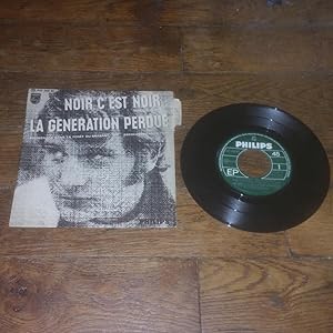 Johnny Hallyday, Noir c'est Noir, Vinyle 45 T Philips 437 260