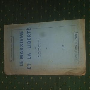 Le marxisme et la liberté, R. MAUBLANC, éditions sociales, 1945