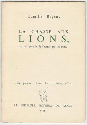 La Chasse aux lions, avec un portrait de l'auteur par lui même&#8206;