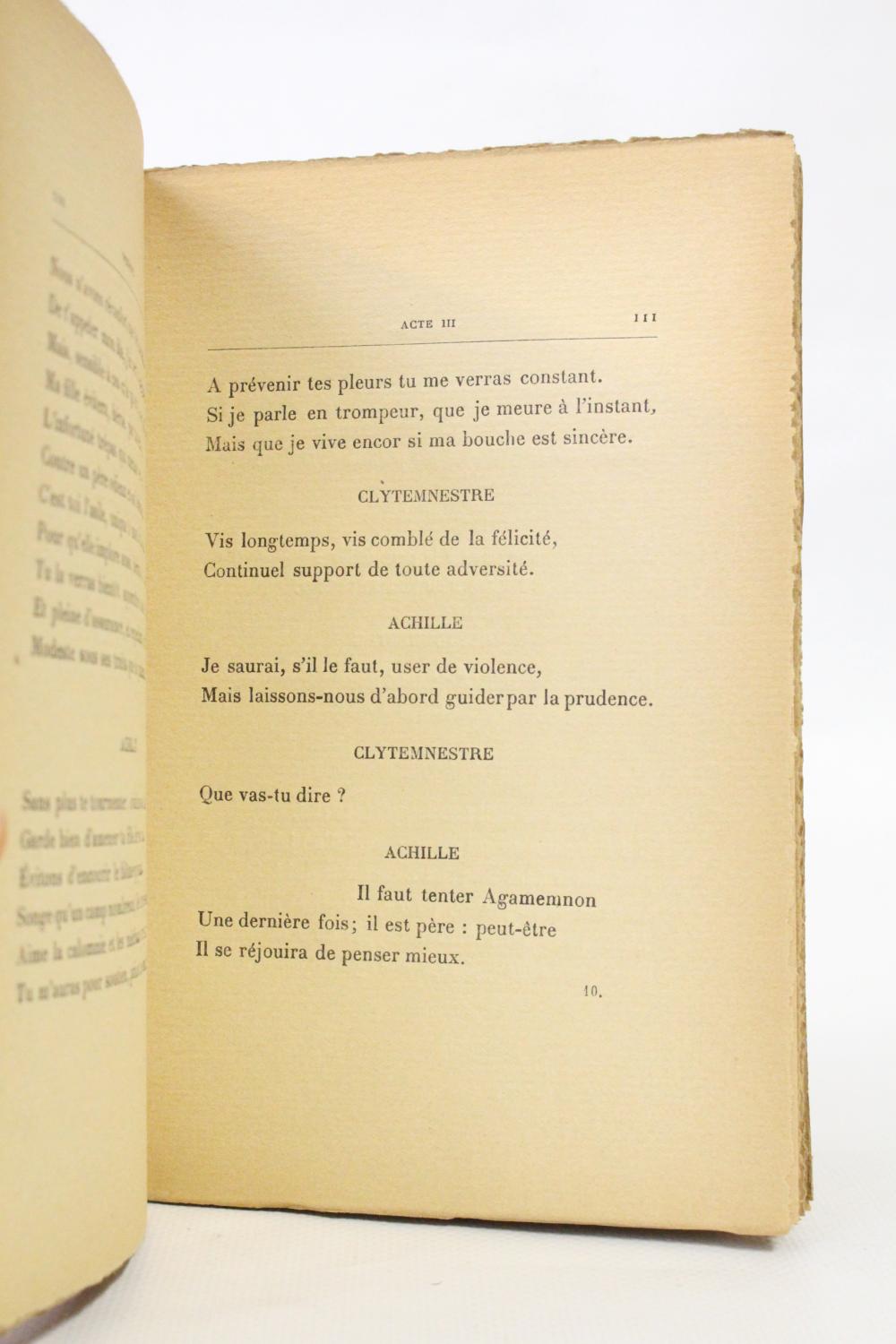 Iphigénie by MOREAS Jean: couverture souple (1904) | Librairie Le Feu ...