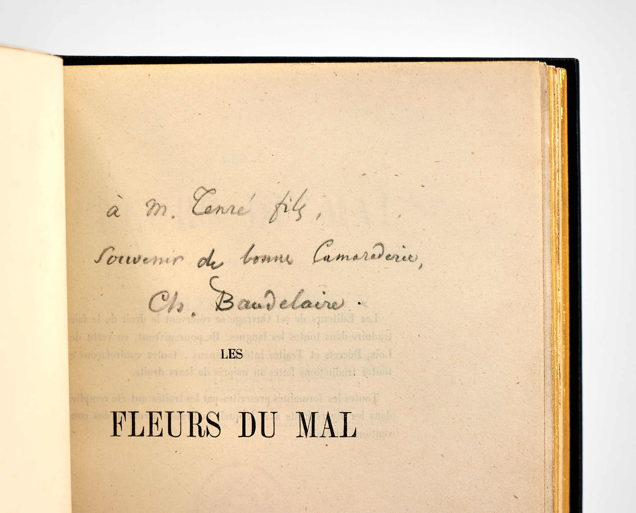 Les Fleurs du mal par BAUDELAIRE Charles: Couverture rigide (1857 ...