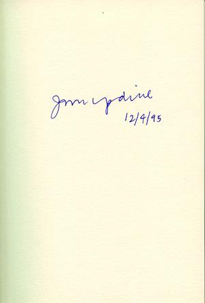 S. ***Signed*** - Updike, John