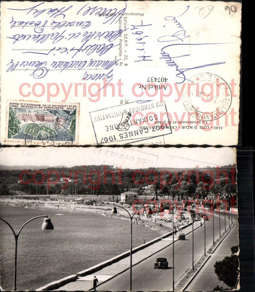 407437,Provence-Alpes-Cote-Azur Alpes-Maritimes Cros-de-Cagnes Promenade Strand