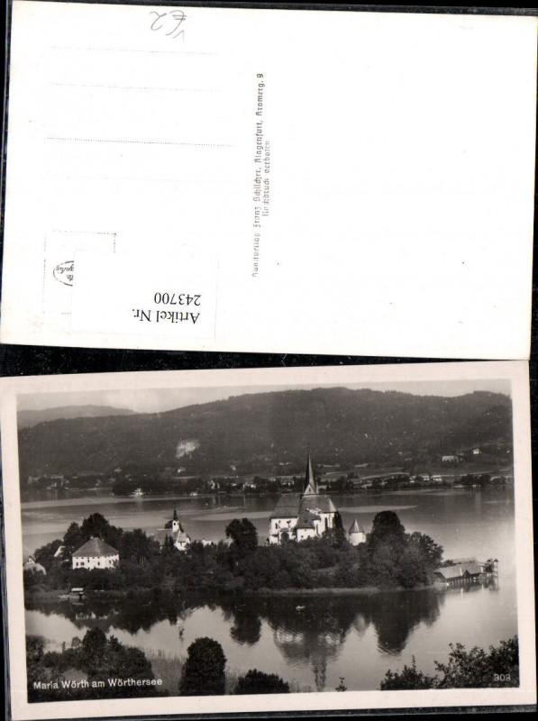 243700,Maria Wörth am Wörthersee Totale Kirche pub Franz Schilcher 303