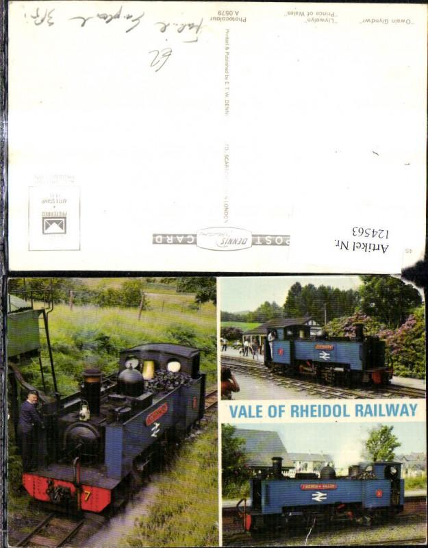 124563,Mehrbild Ak Vale of Rheidol Railway Dampflok Owain Glyndwr Llywelyn Prince of Wales