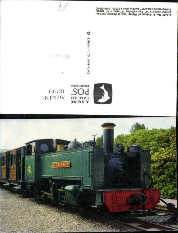 182500,Eisenbahn Zug Lokomotiven Train Dampflok Prince of Wales Rheidol Railway