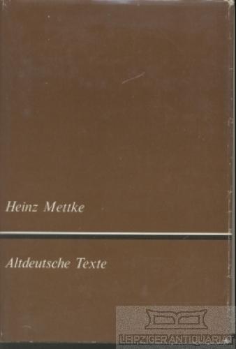 Altdeutsche Texte