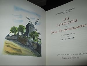 Les Linottes-Lieds De Montmartre (illustrations De Jean Oberlé)