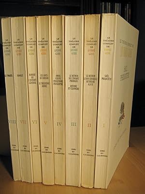 Le Théatre complet De André Gide. (8 VOLUMES)