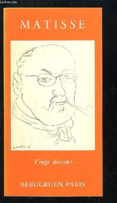 Matisse: Vingt dessins : notes d'un peintre sur son dessin (Collection Berggruen) (French Edition)