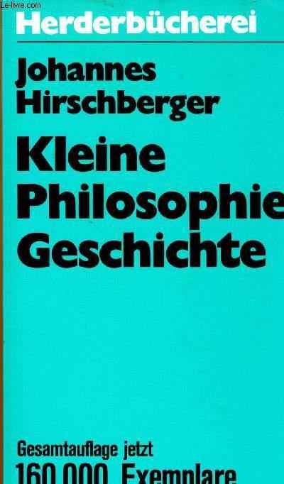 Kleine Philosophiegeschichte. (7032 714).