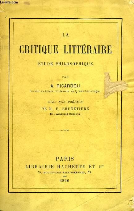 Critique dissertation la philosophique