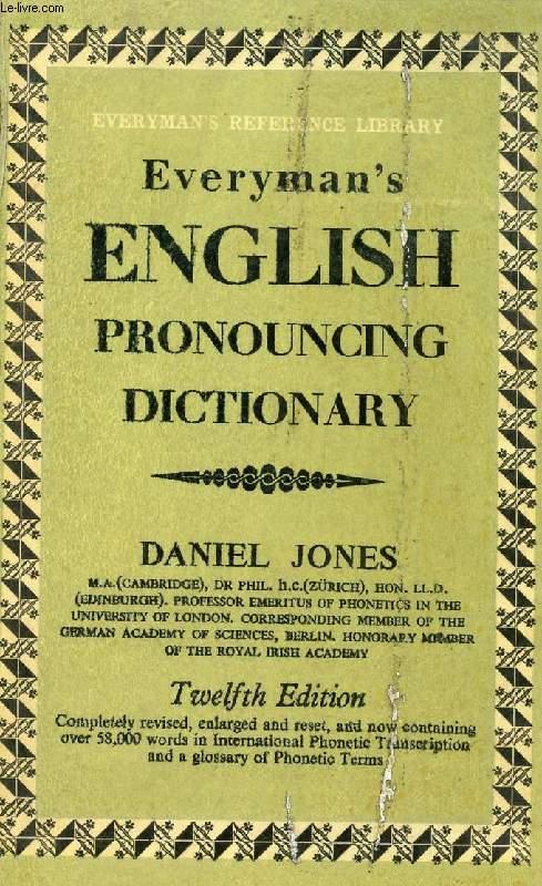 Image result for jones's pronouncing dictionary