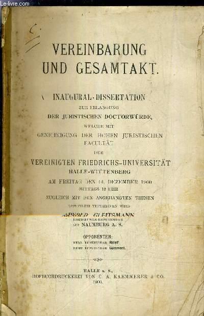 Dissertation zur erlangung des doktorgrades