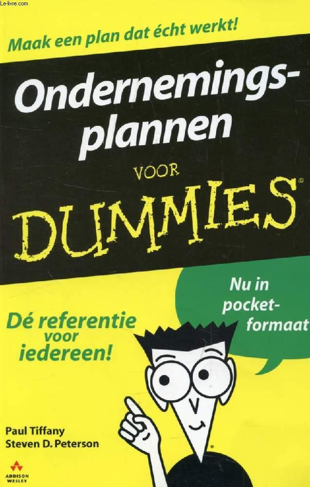 ONDERNEMINGSPLANNEN VOOR DUMMIES - TIFFANY PAUL, PETERSON STEVEN D.