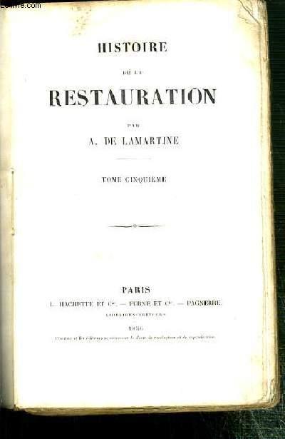 Histoire de la Restauration