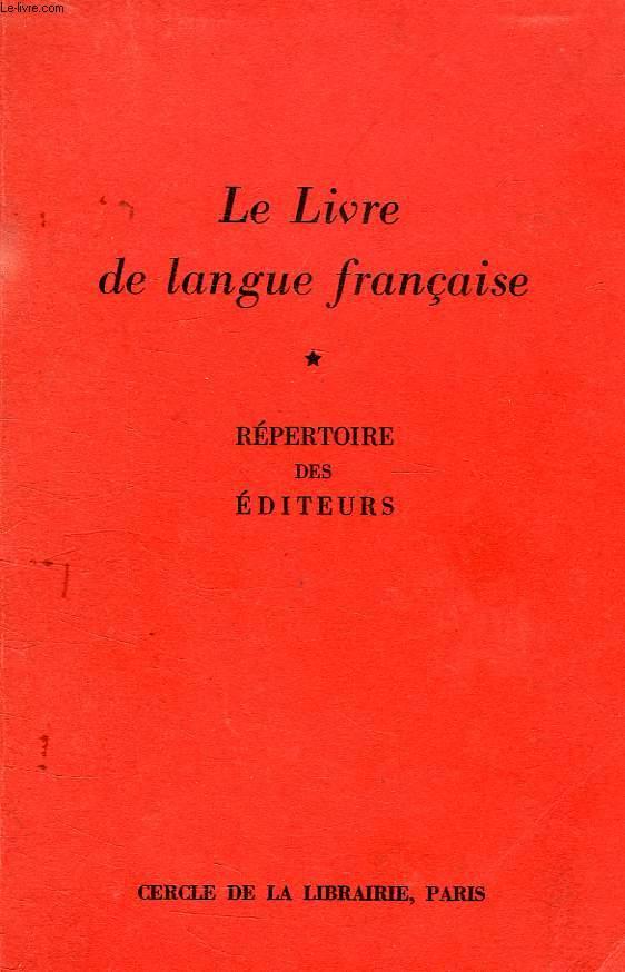 Livre de la langue française