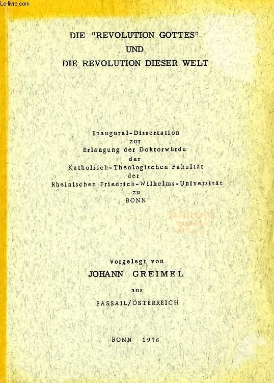 Dissertation sur la revolution francaise