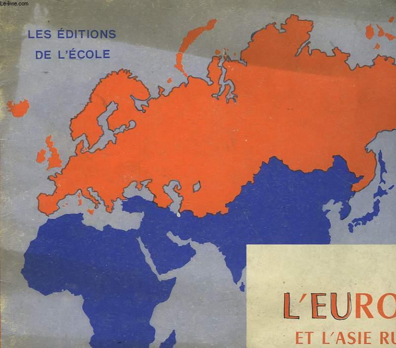 Entre L Europe Et L Asie L'EUROPE ET L'ASIE RUSSE par PINARDEL F.: LES EDITIONS DE L'ECOLE
