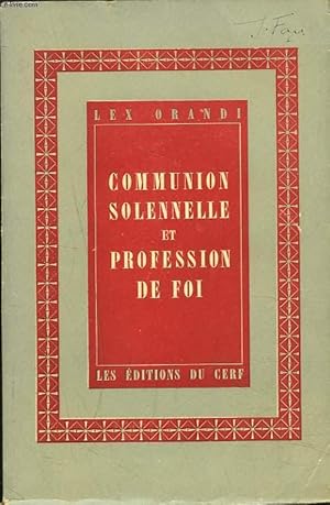 Communion Solennelle Et Profession De Foi Catalogue En Ligne