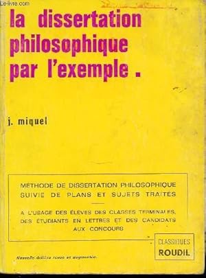 Dissertation philosophique sujet la personnalite