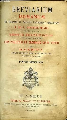 breviarium romanum 1960