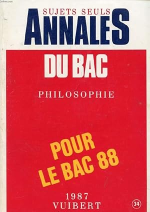 Annales dissertation philosophie bac