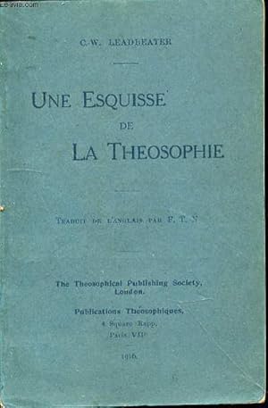 Esquisse De La Theosophie Abebooks - 