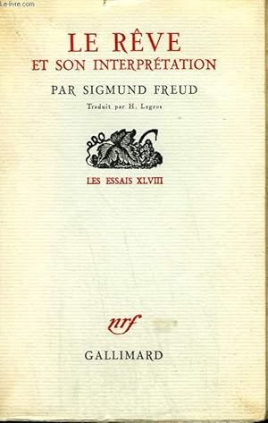 9782070225705 Le Reve Et Son Interprétation Abebooks - 