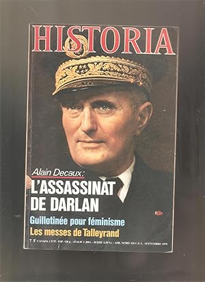 Historia N° 394 : L'assassinat De Darlan